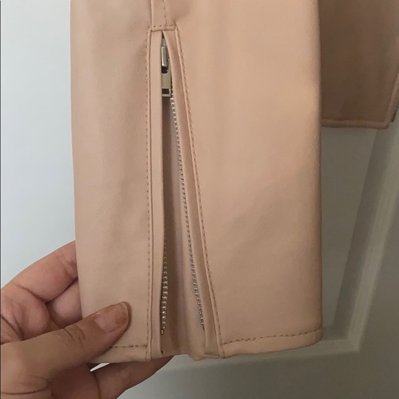 Pink leather jacket - Picture 2 of 4